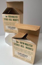 80 Sawyer View-Master Personal Stereo Reel Mounts with Envelopes Blank NOS