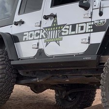 Rock Slide For 07-18 Jeep Jk 4 Door Step-slider Rocker Guards