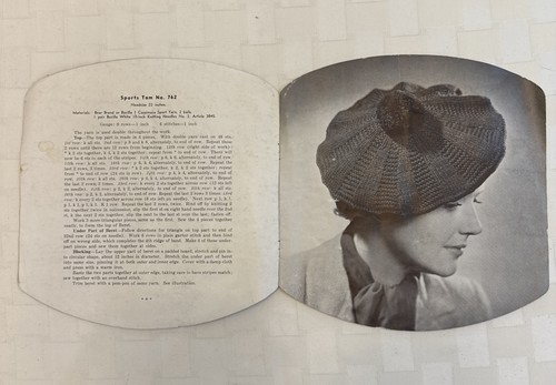 Chic Hats Crocheted Brand Bucilla Designed By Maria Guy 1934 - Picture 4 of 10