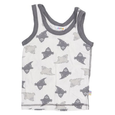 Joha, Tank­top, Größe: 86/92, Weiß/Grau/Schwarz, Bambus/Elasthan, Sonstiges #YZY
