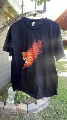 XL black Woot T-Shirt Foxfall