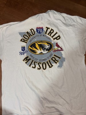 Champion Road Trip Missouri Kansas City Royals Columbia St. Louis I 70 XL white 