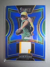 2025 Select Selective Swatches Blue Prizms #SS-JW Jacob Wilson
