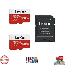 E-Series 128GB Micro SD Card 2 Pack - Fast, Durable, 4K Ready Storage Solution
