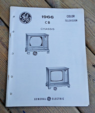 1966 GE Color Television CB Chassis Service Manual ? 23 Pages, Schematics