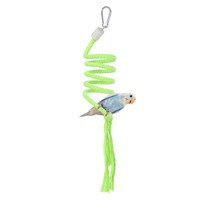 FüR Bird Rope Perch Swing Spiralseil Sitzstange 99 Cm GrüN