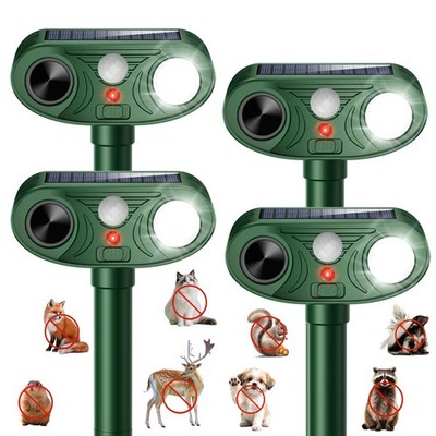2026 Newly Advanced Solar Ultrasonic Animal Repellent Outdoor