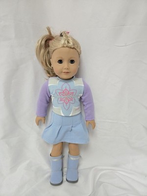 American Girl JLY Doll #27 Version 1 Blue Eyes Blonde Hair Pierced Ears