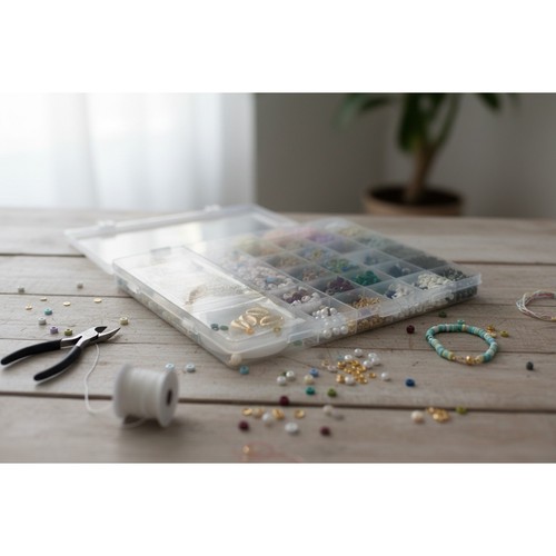1400pcs ClaBead Clay Beads Bracelet Making Kit DIY