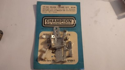 ORIGINAL CHAMPION cp240 16d INLINE CHASSIS KIT 1/24 SLOT CAR NOS SEALED