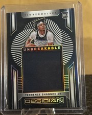 2025-26 PANINI OBSIDIAN UMBREAKBLE ROOKIE PATCH TERRENCE SHANNON JR. #UM-TST RC