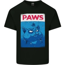 Camiseta Divertida De Gato Y Pez Dorado Parodia Para Niños