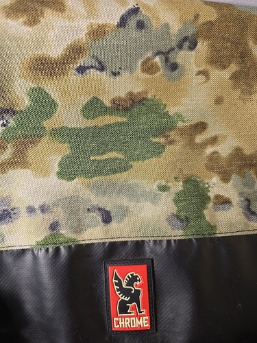 Bolso Mensajero Citizen Chrome Industries Camuflado Bandolera Grande Raro 12" de Profundidad - Imagen 2 de 7