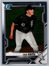 2021 Bowman Draft #BDC-43 Wes Kath Chrome *WS