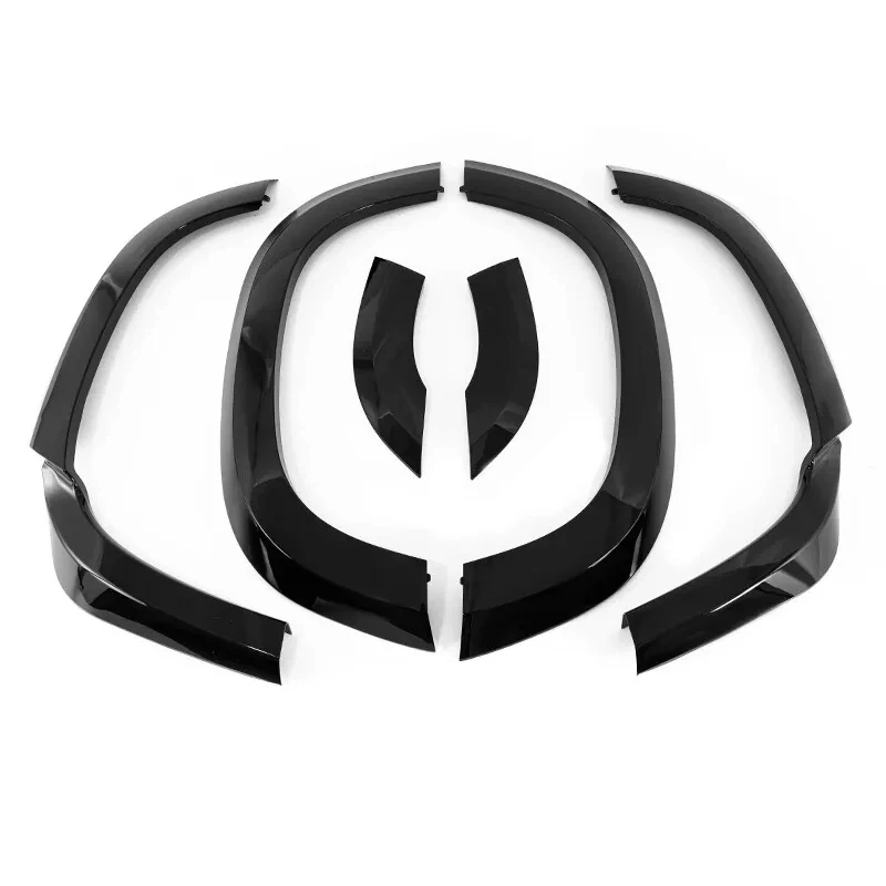 Juego de molduras de arco de rueda de coche negro brillante para Land Rover Defender 110 2020-2026 Foto 4 de 4