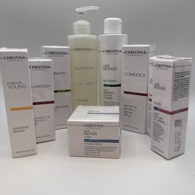 CHRISTINA Professional Skincare BUNDLE Firm ~ Comodex ~ Line Repair ~ BioPhyto