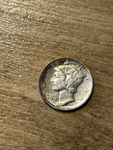 1937S Mercury Dime VF