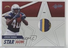 2011 Absolute Memorabilia Star Gazing Materials Prime 32/50 Jordan Todman uk2