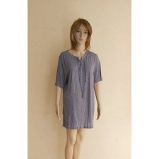 Just My Size Womens S Dress Spacedye Lace Front Gray Size 1X