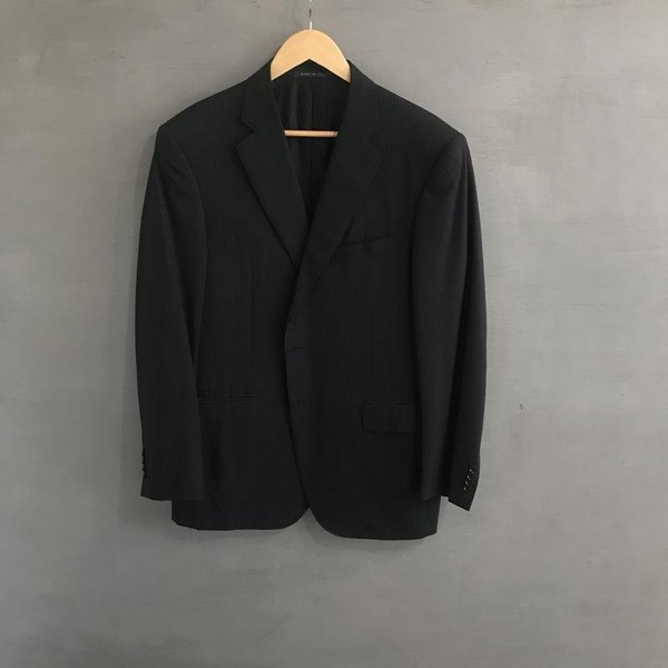 Men Pal Zileri Suit Grey Wool 50