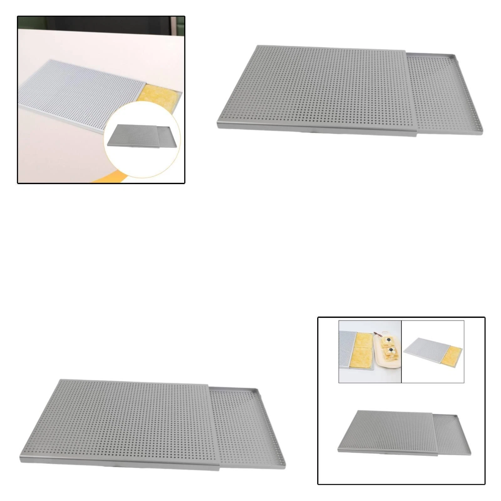 Puff Pastry Baking Tray Cookie Sheets Reusable Nonstick Multipurpose Dish