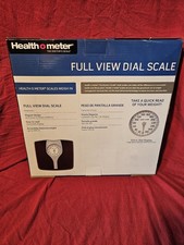 Health o meter Full View Dial Weight Bathroom Scale HAB602-05 New Open Box