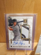 2025 Panini Impeccable Elégance Jersey Autographs Braden Montgomery #EJA-BM /10