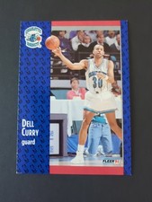 Fleer 91-92 Dell Curry #19 Charlotte Hornets