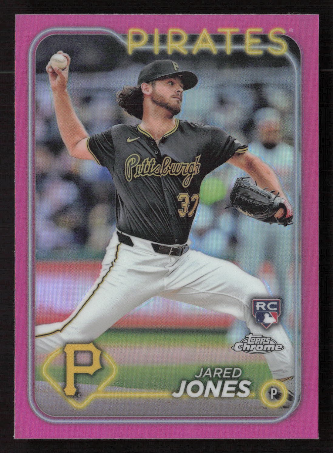 2024 Topps Chrome #96 Jared Jones Pink Refractors