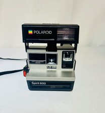 VTG Polaroid Spirit 600 LMS Land Camera Instant w/strap Tested Working 