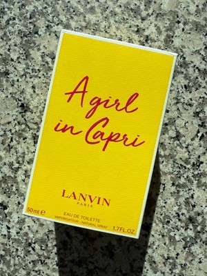 Lanvin Paris A girl in Capri EDT Eau de Toilette 50 ml wie neu