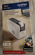 BROTHER P-TOUCH PT-1230PC PC-CONNECTABLE ÉTIQUETEUSE AUTO CUTTER ***NEUF***