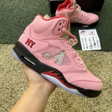DV4982-600 Awake NY Air Jordan 5 Retro 'Boro Arctic Pink'