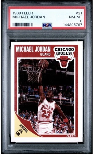 Jordan 1989 Fleer Jordan #21