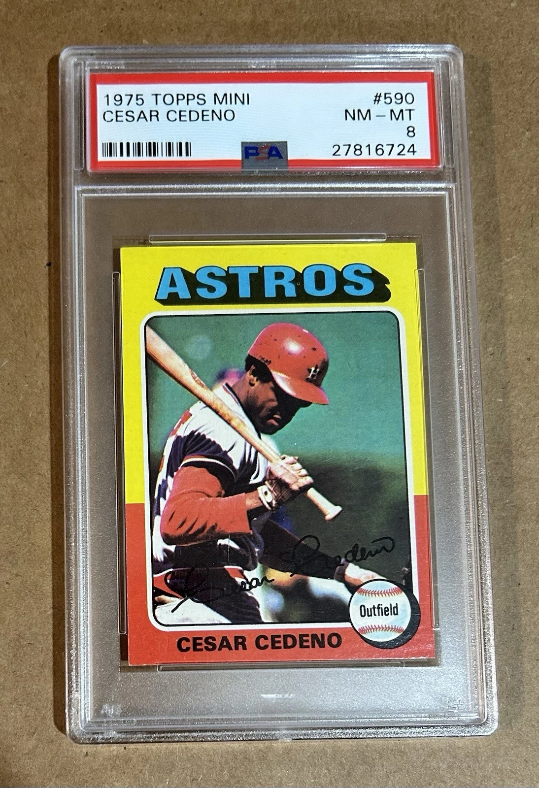 Cesar Cedeno trading card