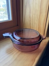 Corning Visions Grab-It Dish Cranberry