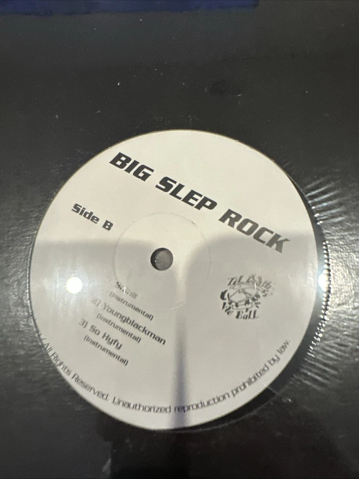 BIG SLEP ROCK VINYL EP SHINE Youngblackman So Hyfy NEW KEEK DA SNEAK OOP RARE - Imagem 2 de 4