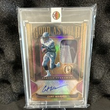 Panini 2024 Gold Standard Good As Gold Curt Warner Rose Gold /24 Auto