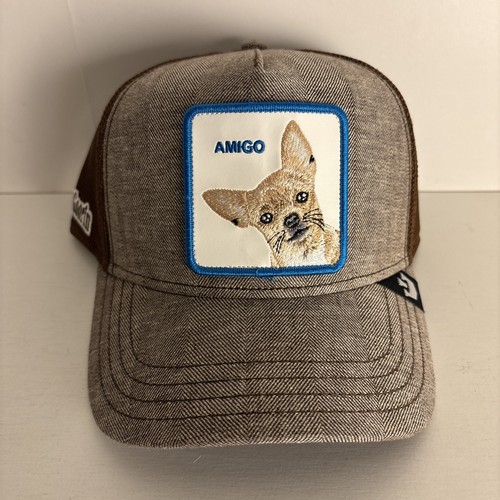Goorin Bros. Suited Friend The Amigo Trucker Cap Brown Baseball Cap Mesh Cap New