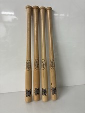 (Qty 4) Louisville Slugger Museum Factory 18" Wood Mini Baseball Bats Lot #125