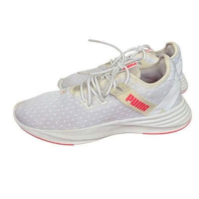 Puma Radiate XT White & Pink Athletic Soft Foam+ Training Sneakers Women s 9.5