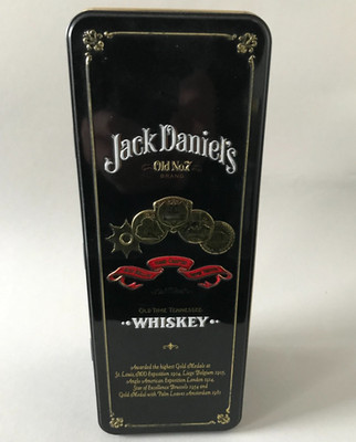 Jack Daniel s Blechdose Whiskey Dose Sammlerdose Metallbox 700ml Vintage