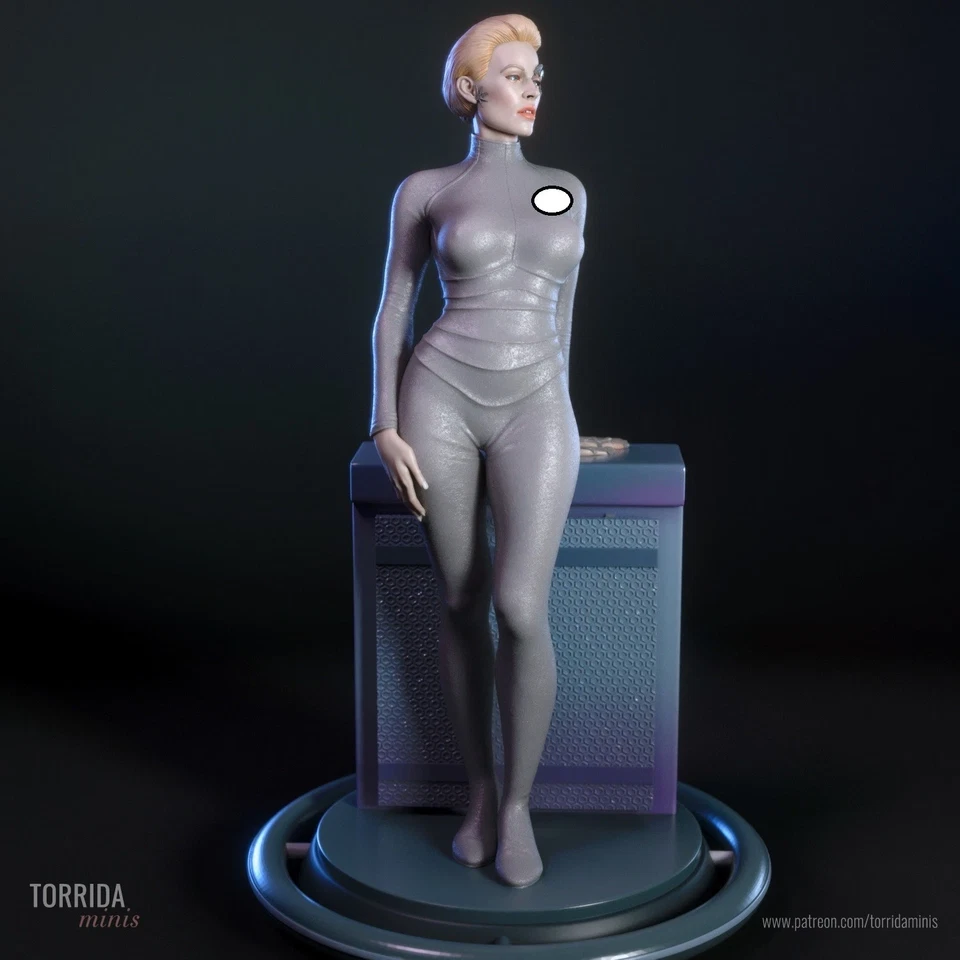 Sci-fi Woman 1/8 1/6 1/4 1/3 3D Print Model Kit Unpainted Unassembled 2 Ver NSFW - Image 4 of 4