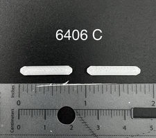 2 Pack 1/64 LED Style Narrow Lightbar For Greenlight Police Sheriff Fire EMS