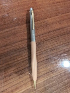 Vintage Sheaffer’s Peach Pink Mechanical Pencil Chrome Cap – Working