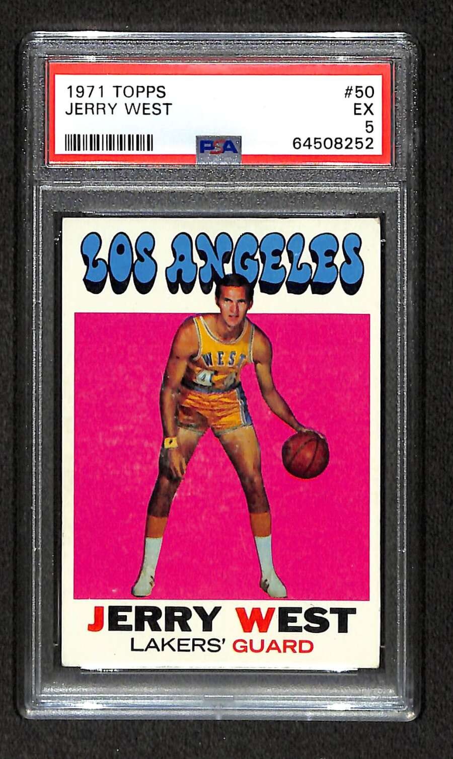 1971 Topps #50 Jerry West HOF  PSA 5 EX C107309