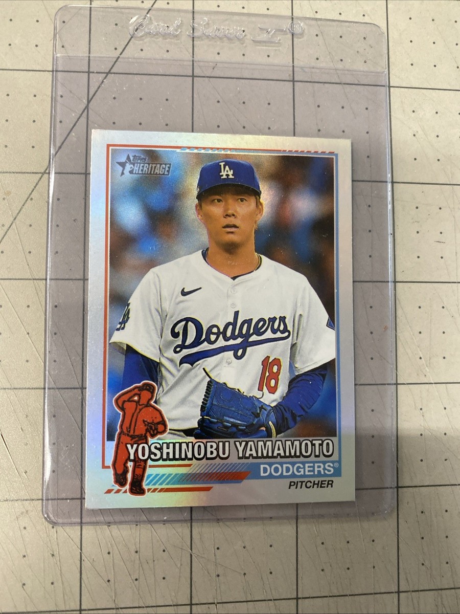 2025 Topps Heritage Yosh YAMAMOTO 1976 Redefined Holographic SP