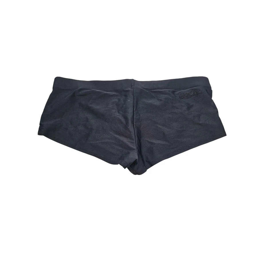 Body Glove Womens Sz M Bikini Swimsuit Bottom Solid Black Boy Short Style - Image 4 of 4