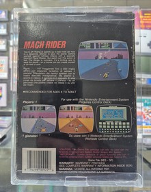 1987 Nintendo NES Mach Rider Complete in Box Tested,in Clear Protector