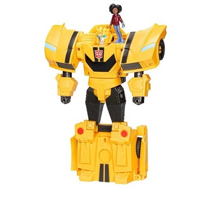 TRANSFORMERS - EARTHSPARK BUMBLEBEE 20cm & MO MALTO SPIELZEUG 5cm, ab 6 Jahren